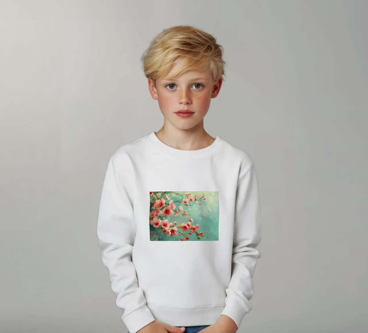 ciliegio in fiore in Giappone felpa bambino da Rebecca Clark Wyrick