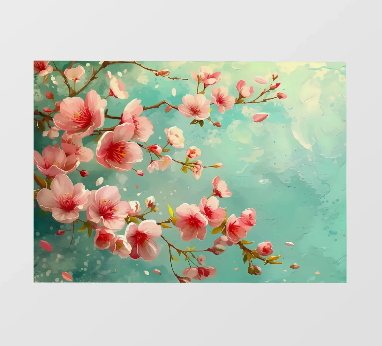 ciliegio in fiore in Giappone pellicola backlit da Rebecca Clark Wyrick