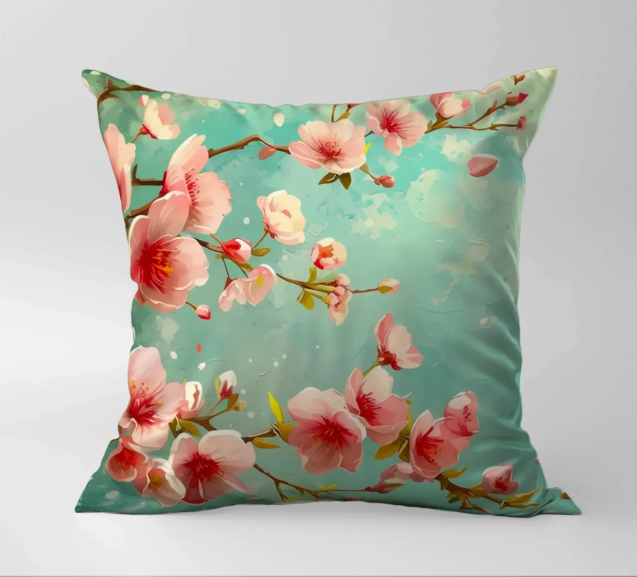 ciliegio in fiore in Giappone cuscino da Rebecca Clark Wyrick