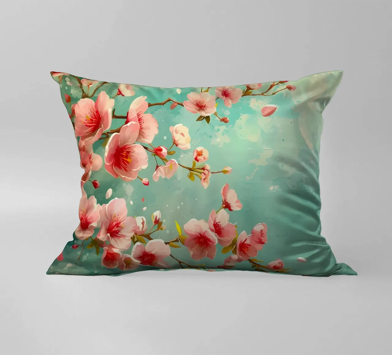 ciliegio in fiore in Giappone cuscino da Rebecca Clark Wyrick