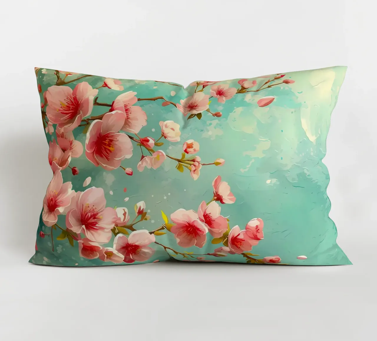 ciliegio in fiore in Giappone cuscino da Rebecca Clark Wyrick