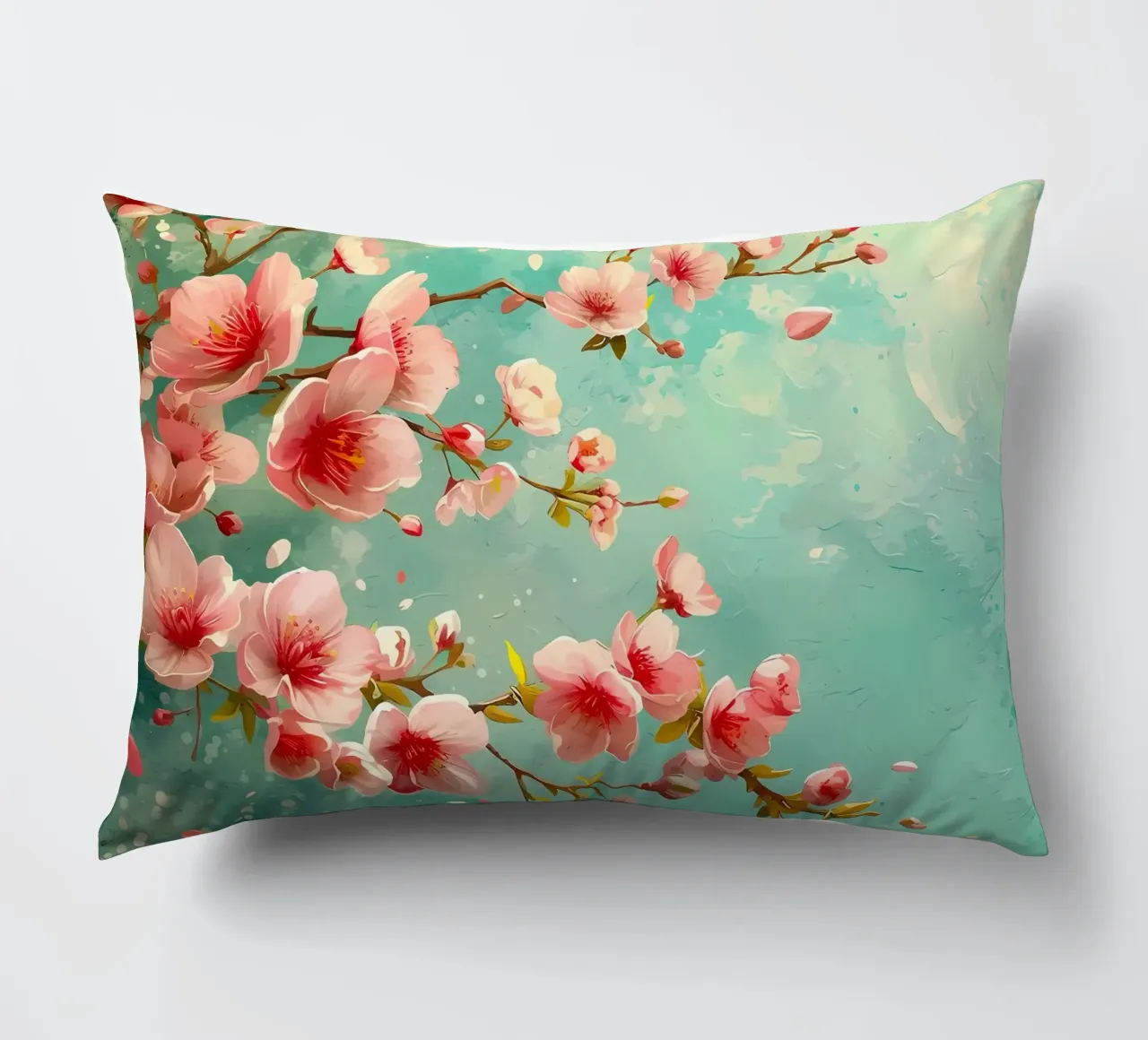 ciliegio in fiore in Giappone cuscino da Rebecca Clark Wyrick