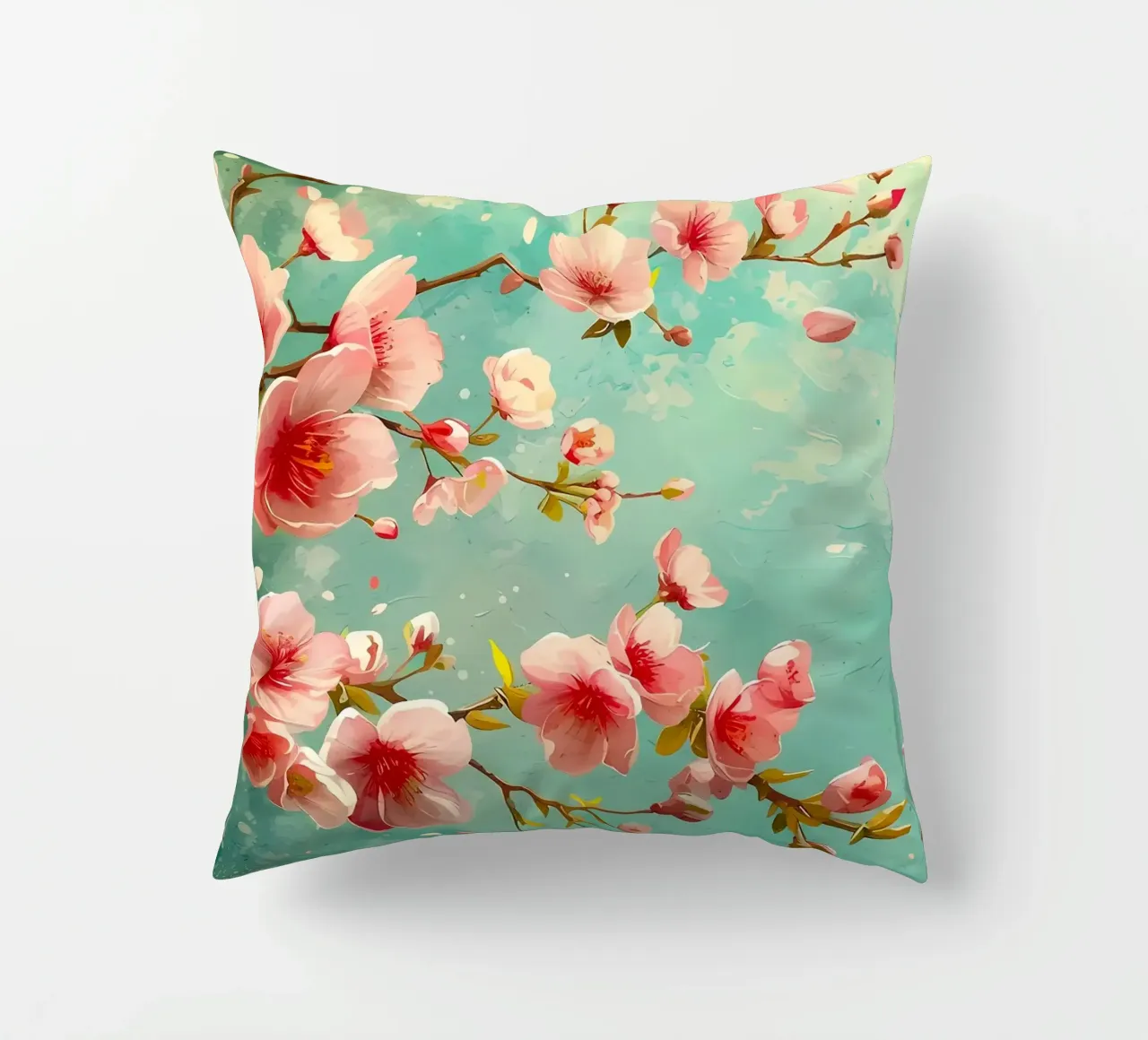 ciliegio in fiore in Giappone cuscino da Rebecca Clark Wyrick