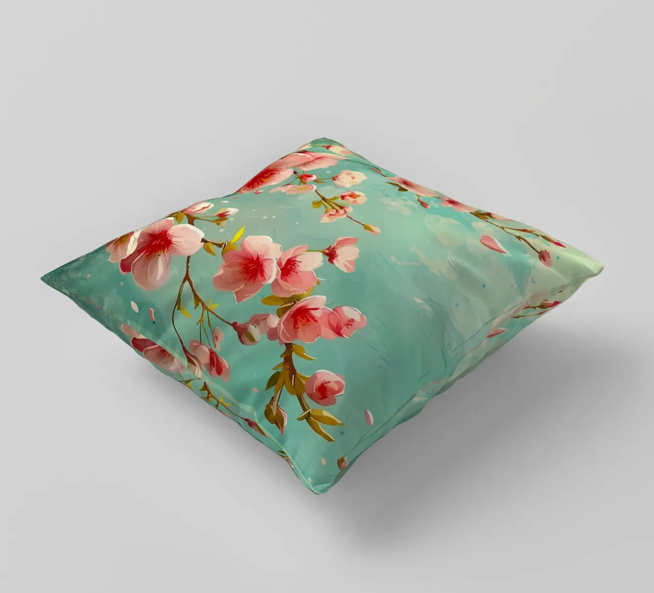 ciliegio in fiore in Giappone cuscino da Rebecca Clark Wyrick