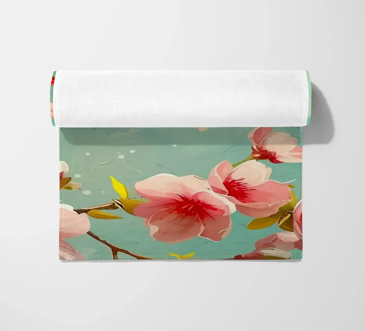 ciliegio in fiore in Giappone telo mare da Rebecca Clark Wyrick