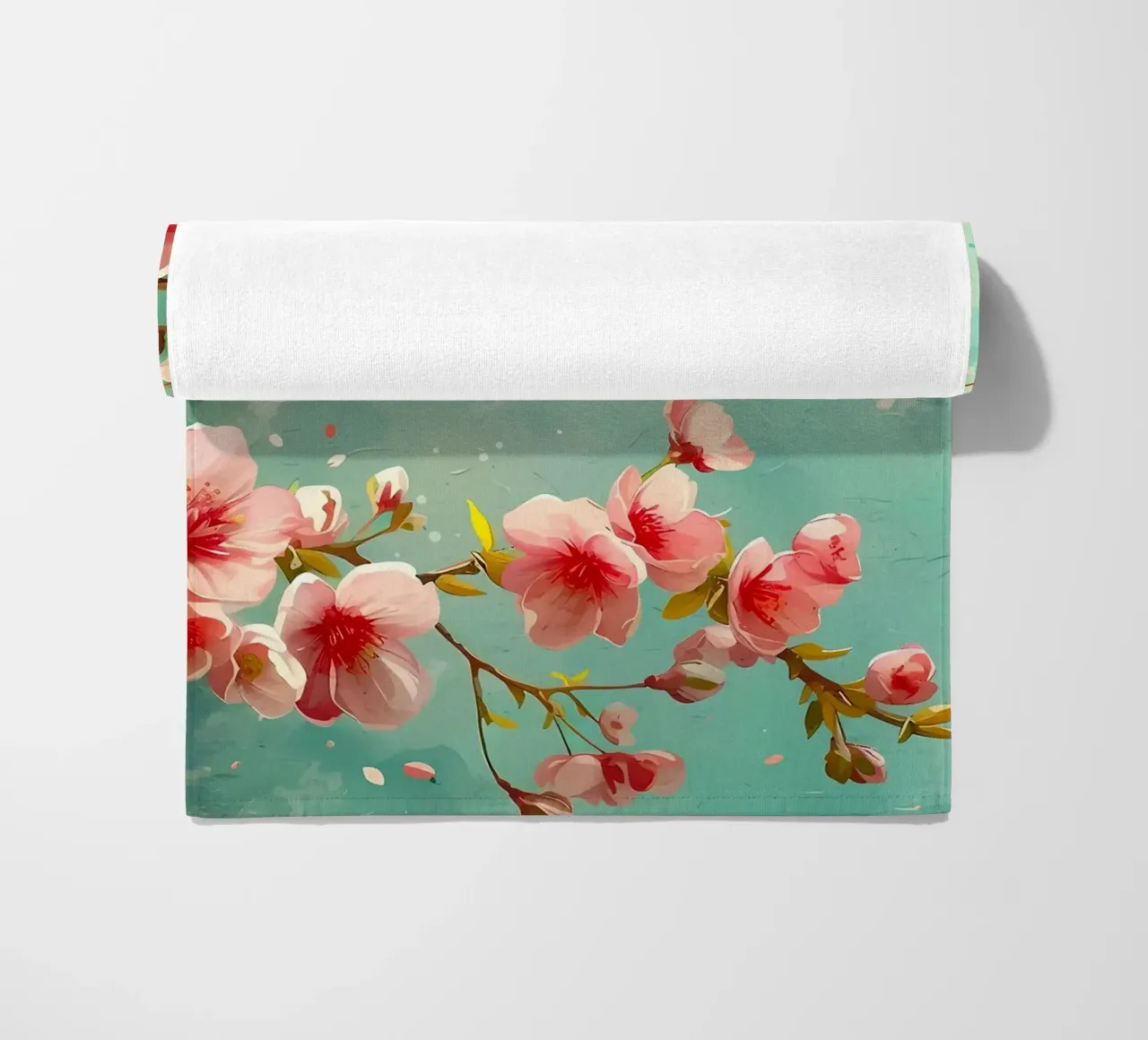 ciliegio in fiore in Giappone telo mare da Rebecca Clark Wyrick