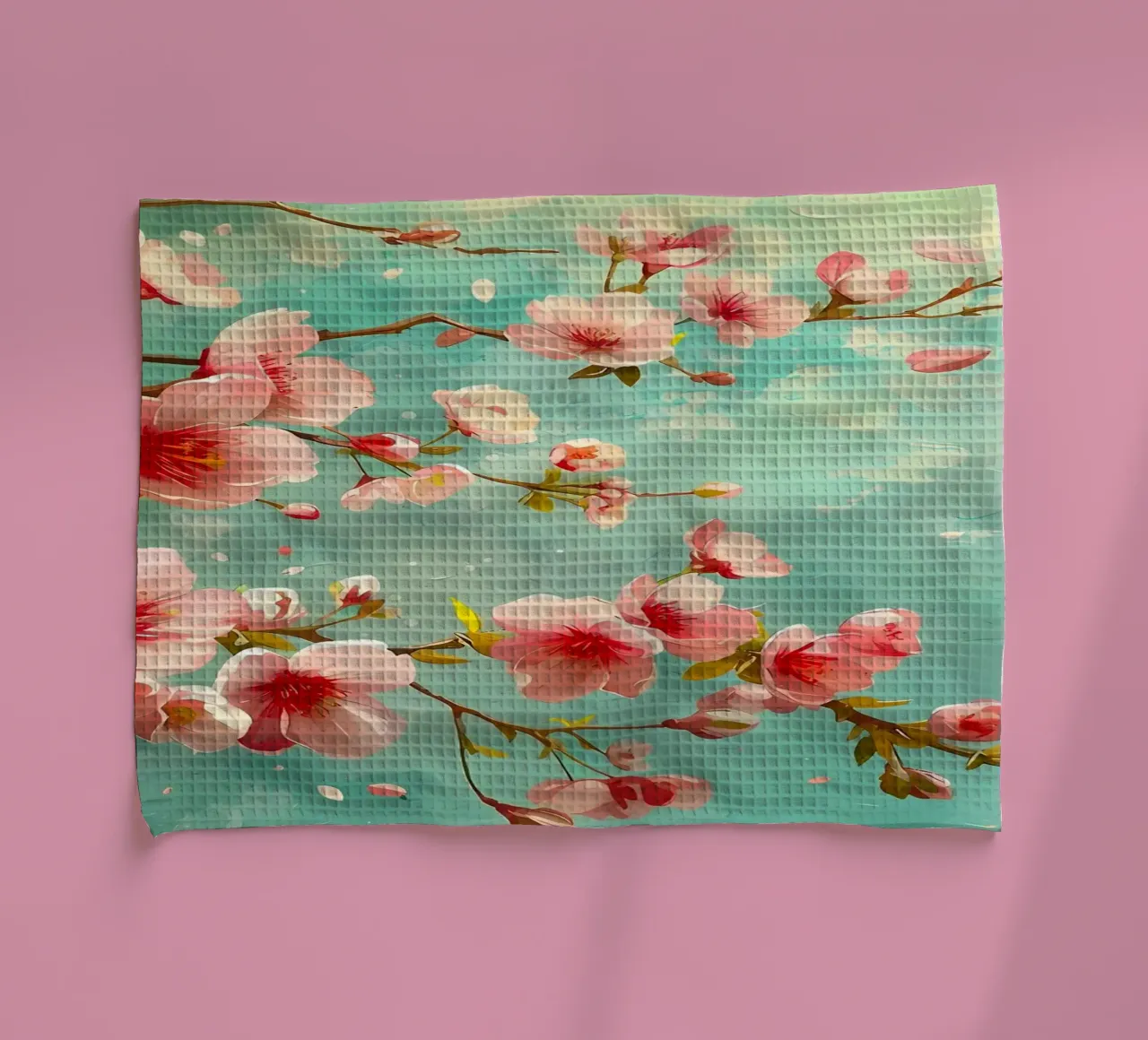 ciliegio in fiore in Giappone canovaccio da cucina da Rebecca Clark Wyrick