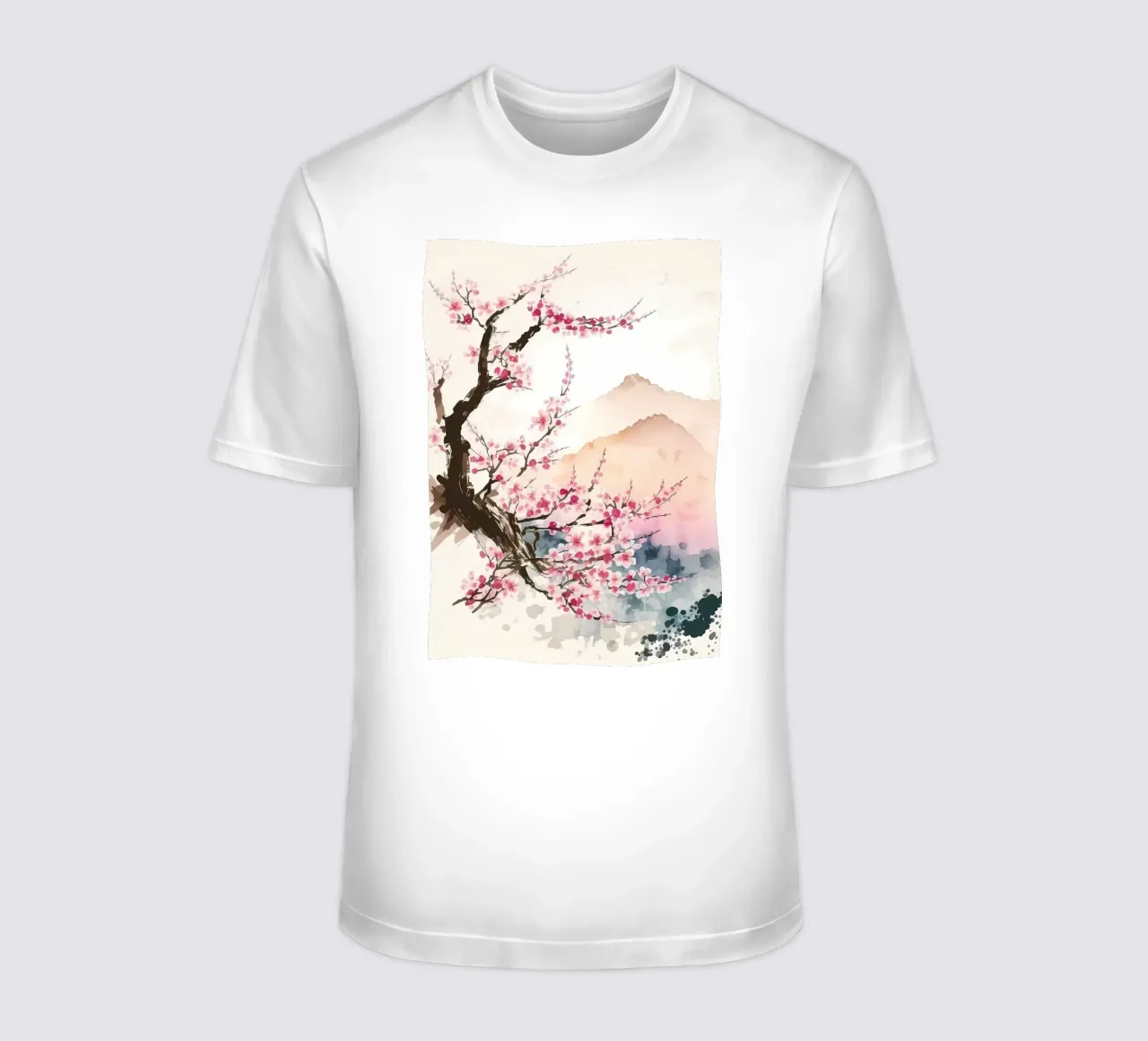 Fiori di ciliegio giapponesi t-shirt da Rebecca Clark Wyrick