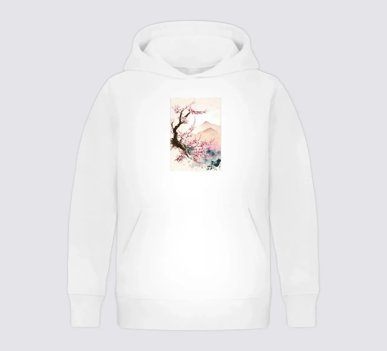 Fiori di ciliegio giapponesi felpa bambino con cappuccio da Rebecca Clark Wyrick