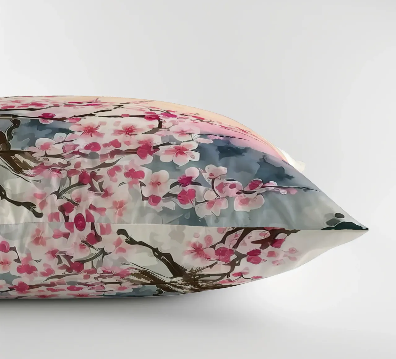 Fiori di ciliegio giapponesi cuscino da Rebecca Clark Wyrick