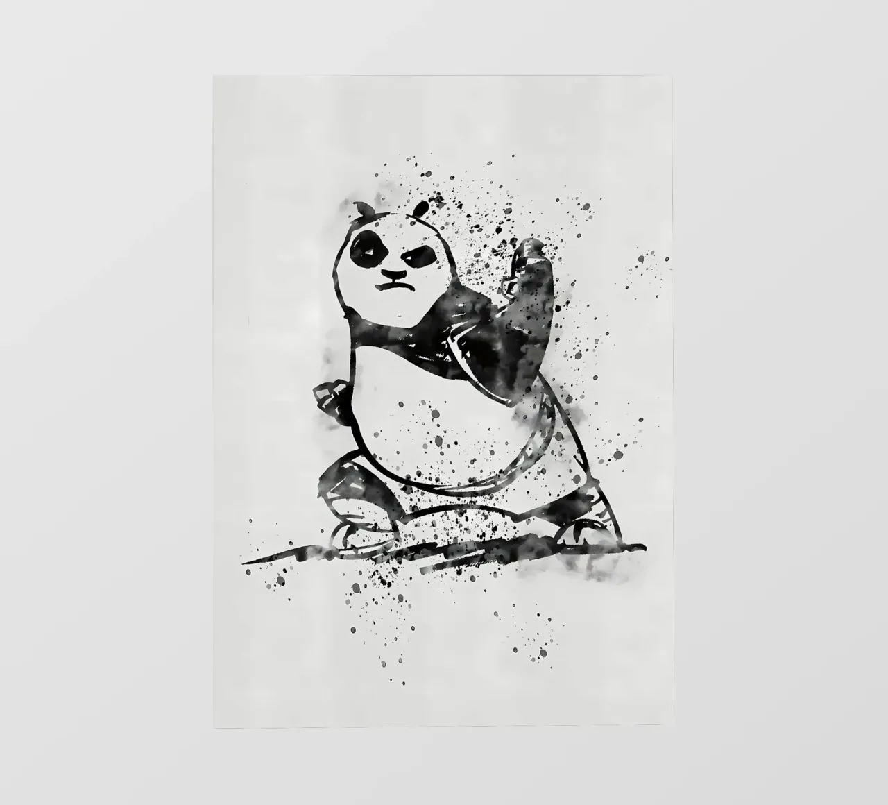 Panda inchiostrato pellicola backlit da James M Coyle