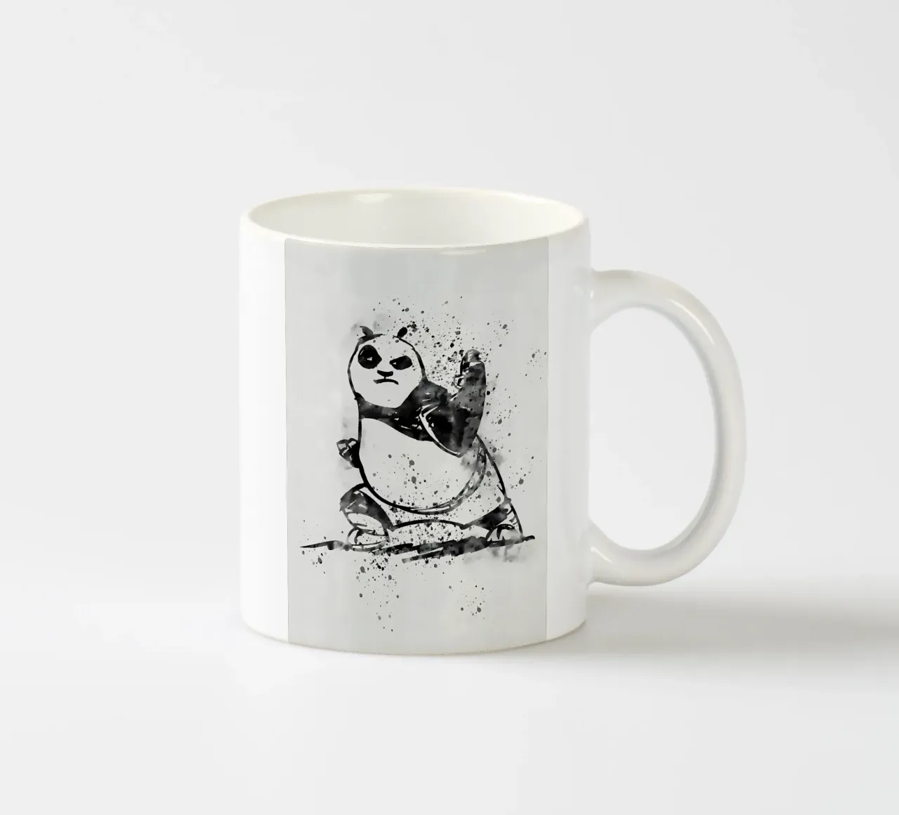 Panda inchiostrato tazza in ceramica da James M Coyle