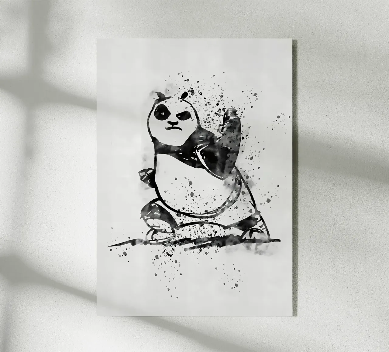 Panda Inked plexiglass da James M Coyle
