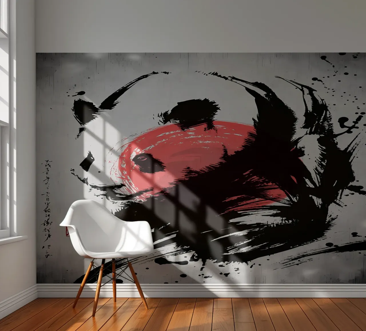 PANDA fotobehang van James M Coyle