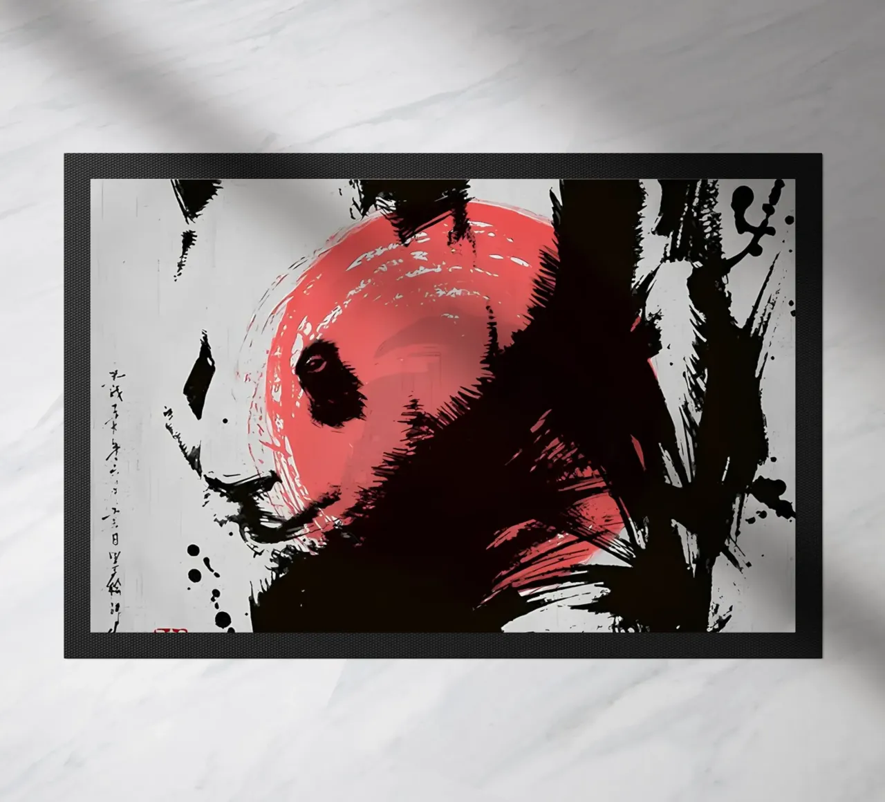 PANDA doormat by James M Coyle