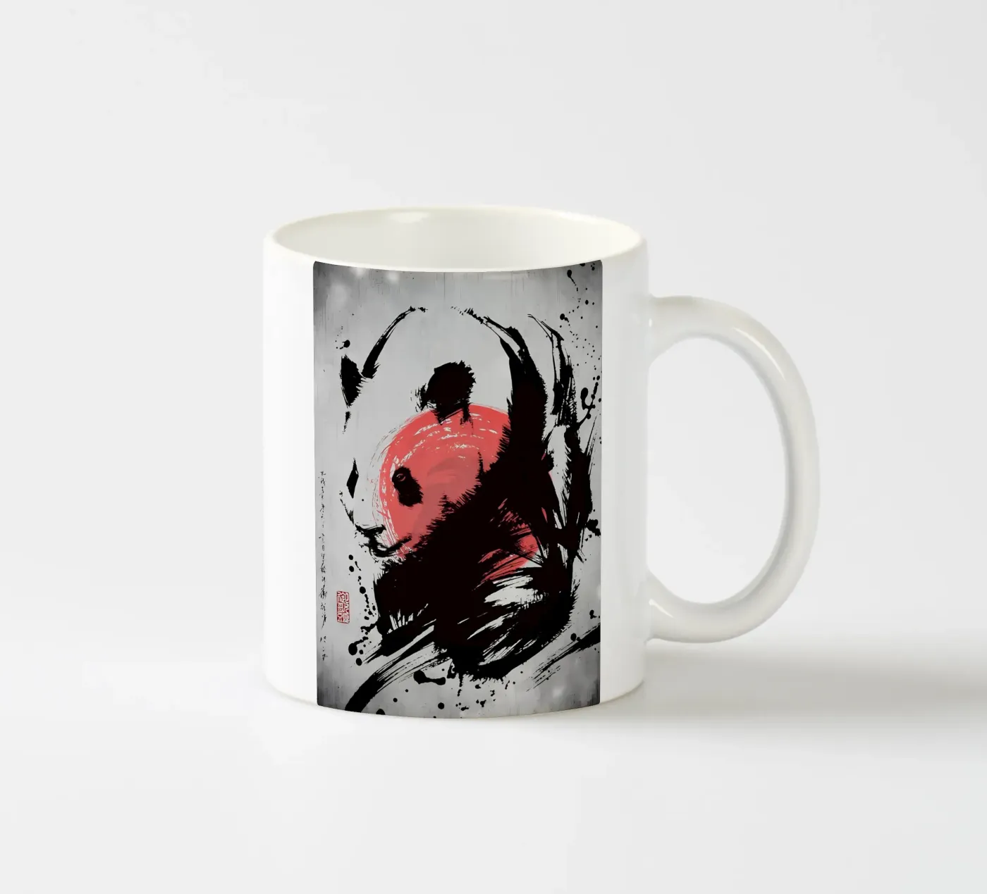 PANDA ceramic mug by James M Coyle