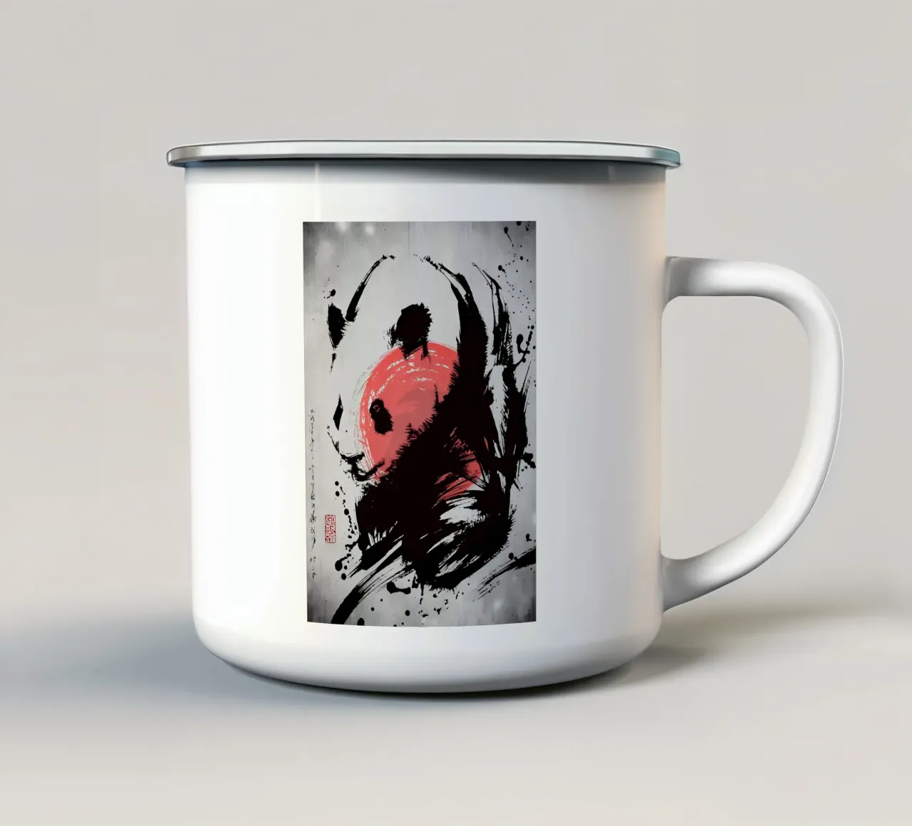 PANDA tazza in smalto da James M Coyle