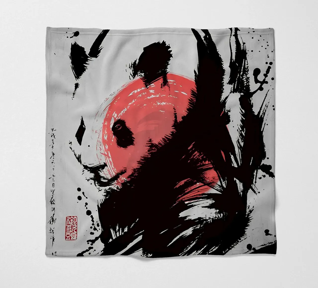 PANDA Fleecedecke von James M Coyle
