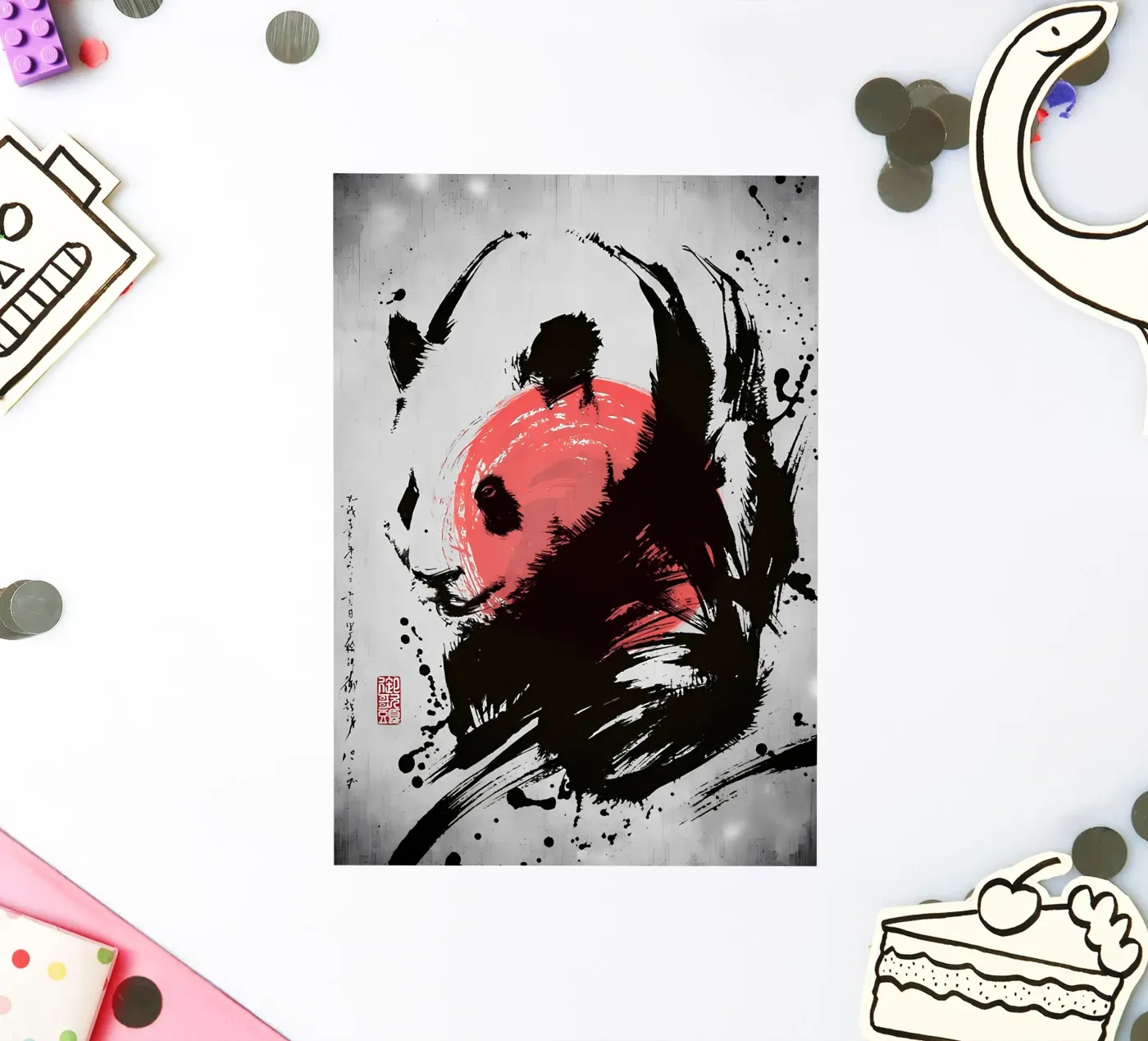 PANDA sticker by James M Coyle