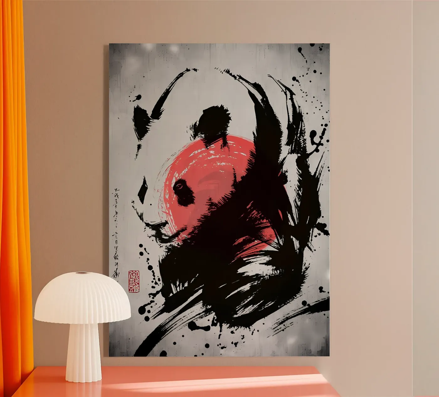 PANDA Acryl-Glas von James M Coyle