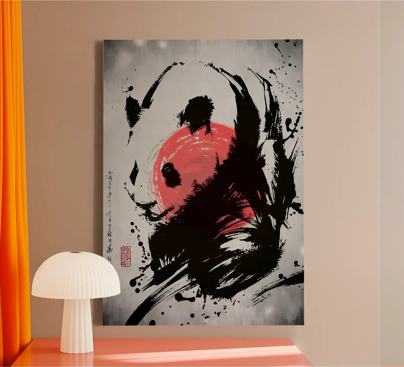 PANDA canvas by James M Coyle