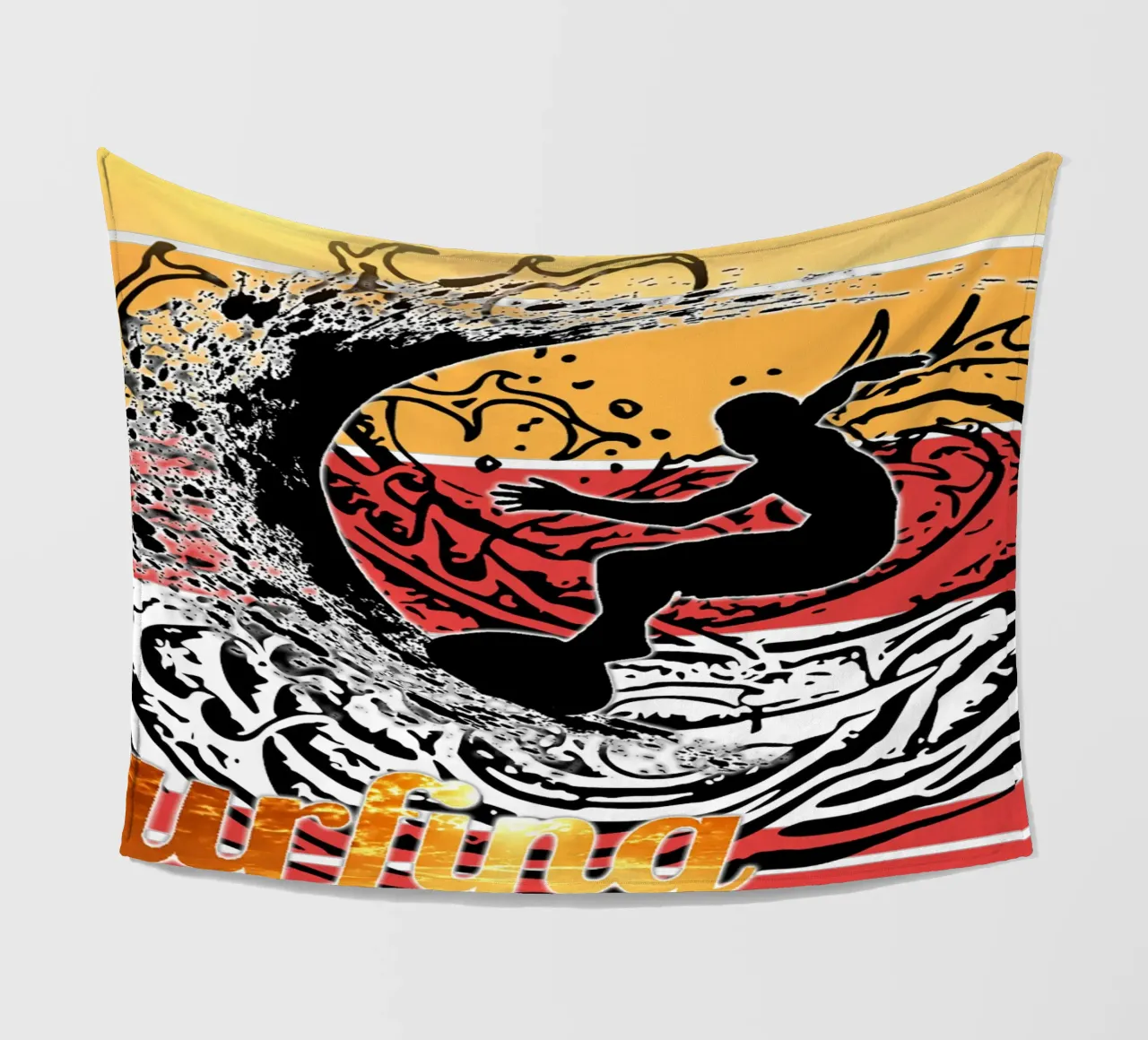 Surf Life Oval 2a - Summer Sun Vibes 10b coperta in pile da surfer28
