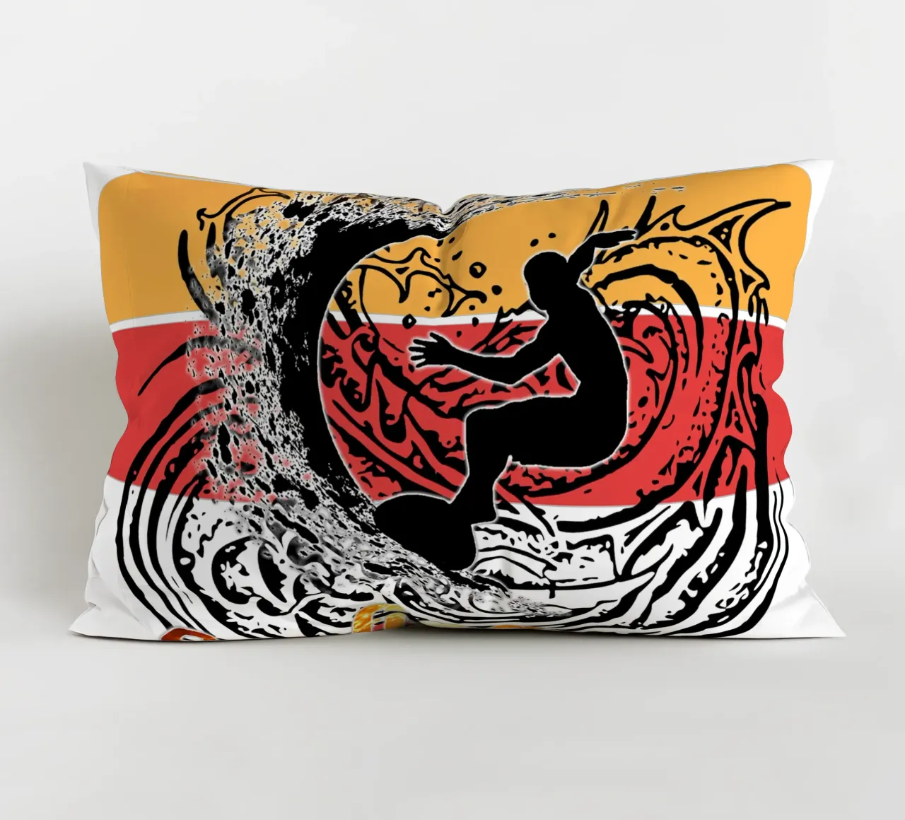Surf Life Oval 2a - Summer Sun Vibes 10b cuscino da surfer28