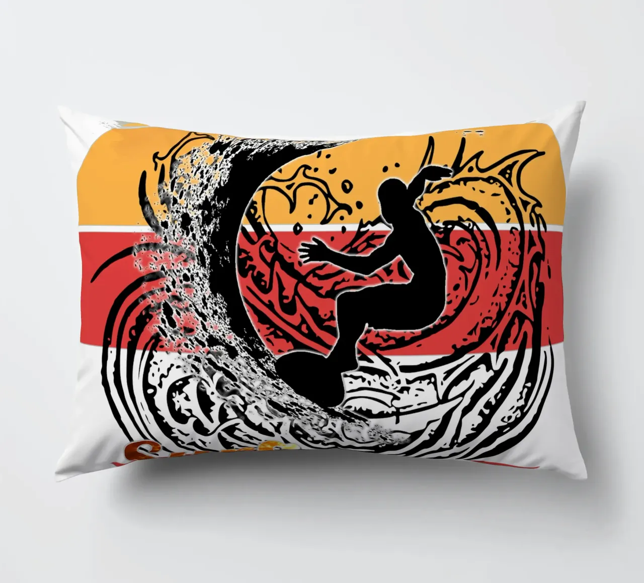 Surf Life Oval 2a - Summer Sun Vibes 10b cuscino da surfer28