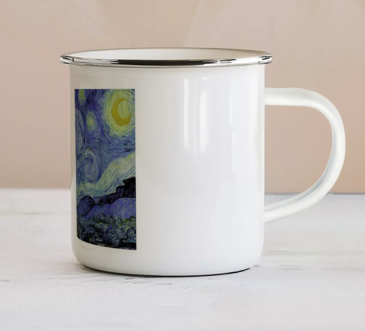 van Gogh-The Starry Night II tazza in smalto da ARTOTHEK