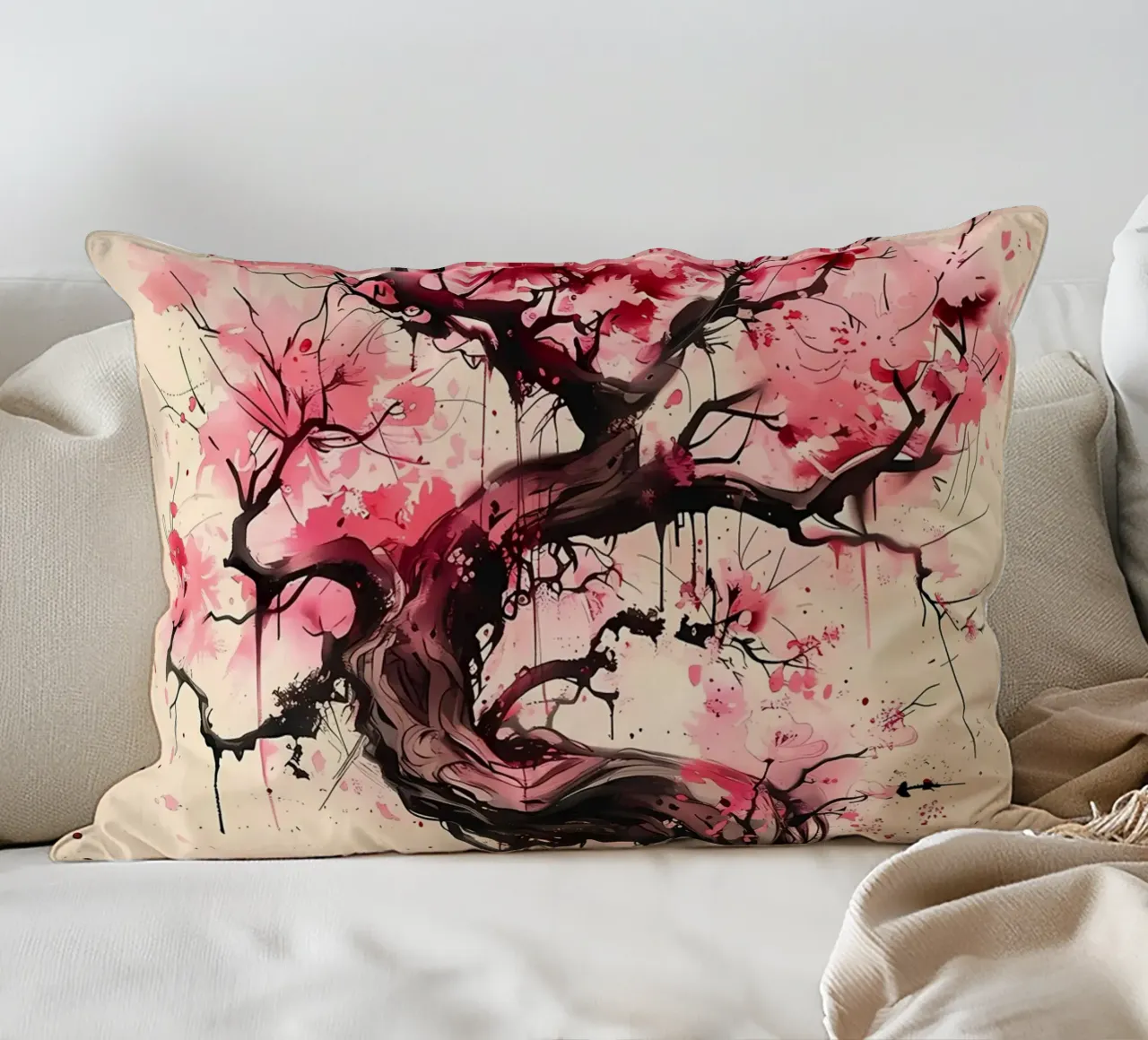 Bellissimo ciliegio in fiore cuscino da Rebecca Clark Wyrick