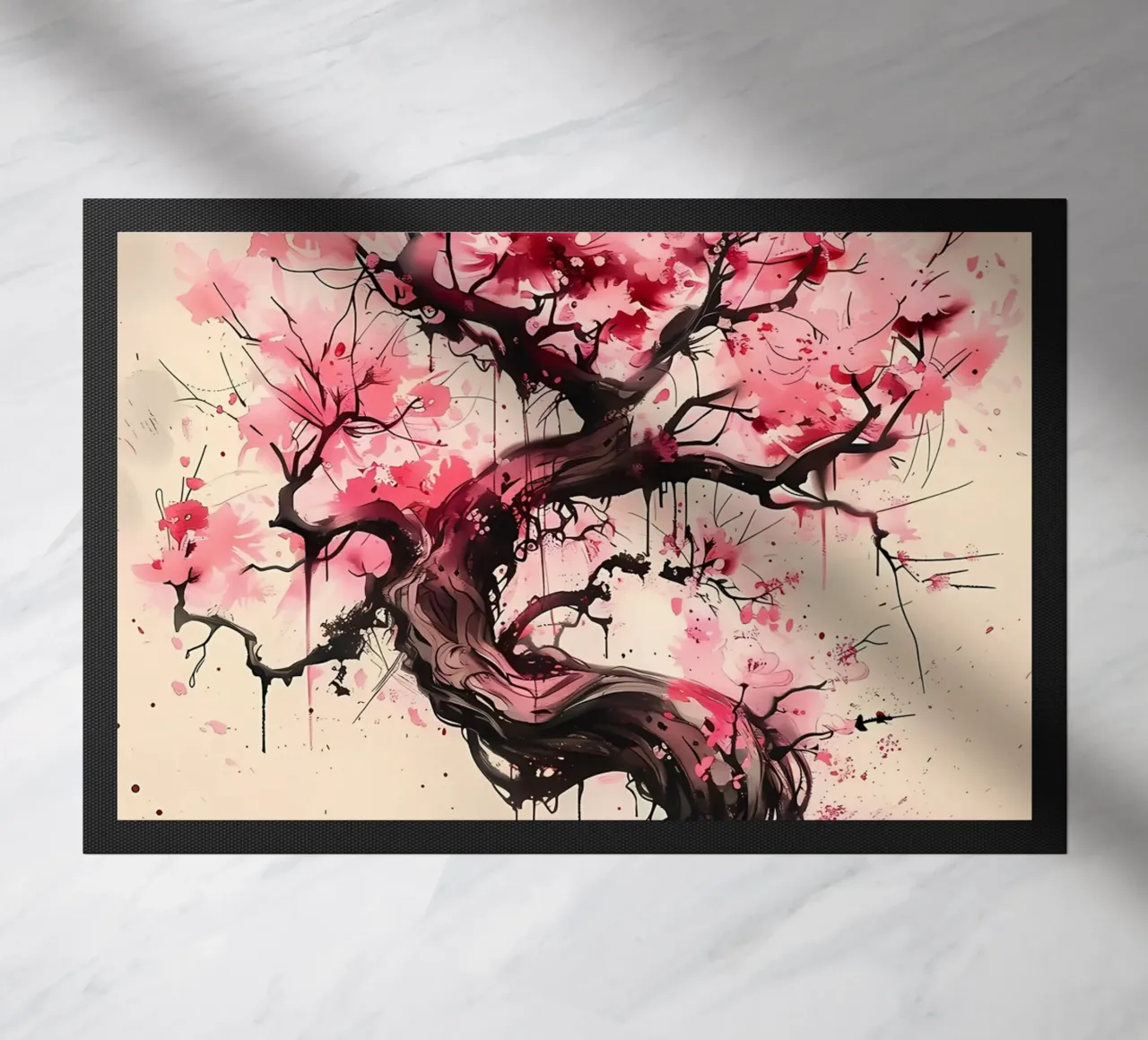 Bellissimo ciliegio in fiore zerbino da Rebecca Clark Wyrick