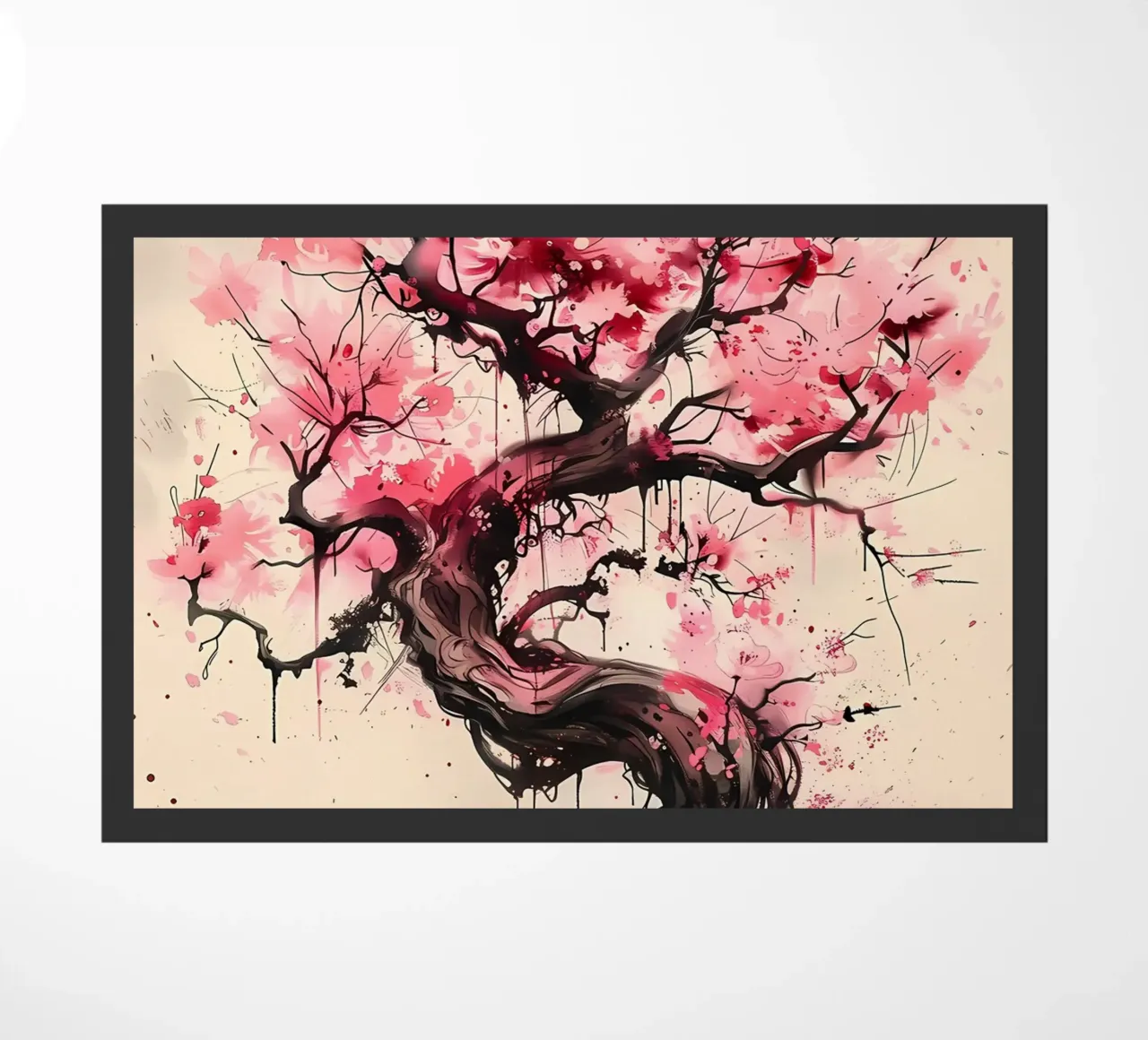 Bellissimo ciliegio in fiore zerbino da Rebecca Clark Wyrick