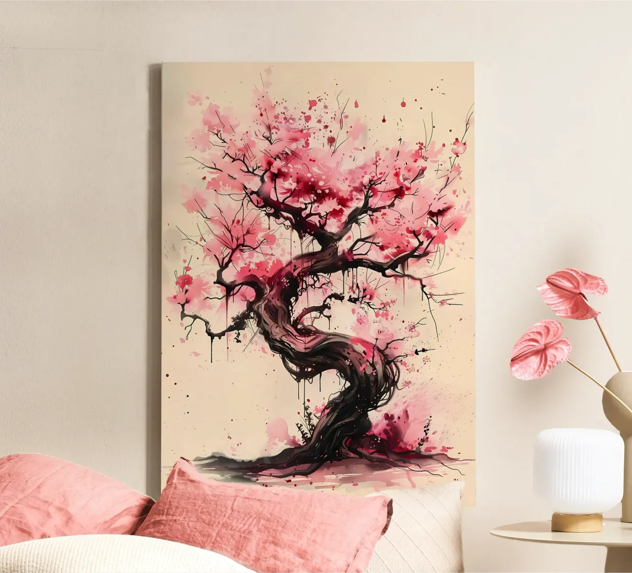 Bellissimo ciliegio in fiore tela con Cornice a cassetta da Rebecca Clark Wyrick