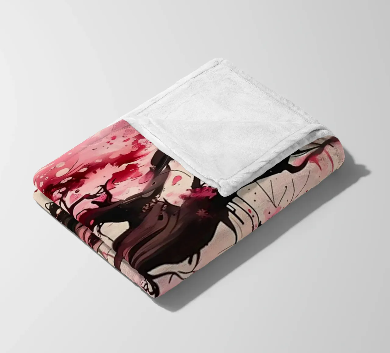 Bellissimo ciliegio in fiore coperta in pile da Rebecca Clark Wyrick