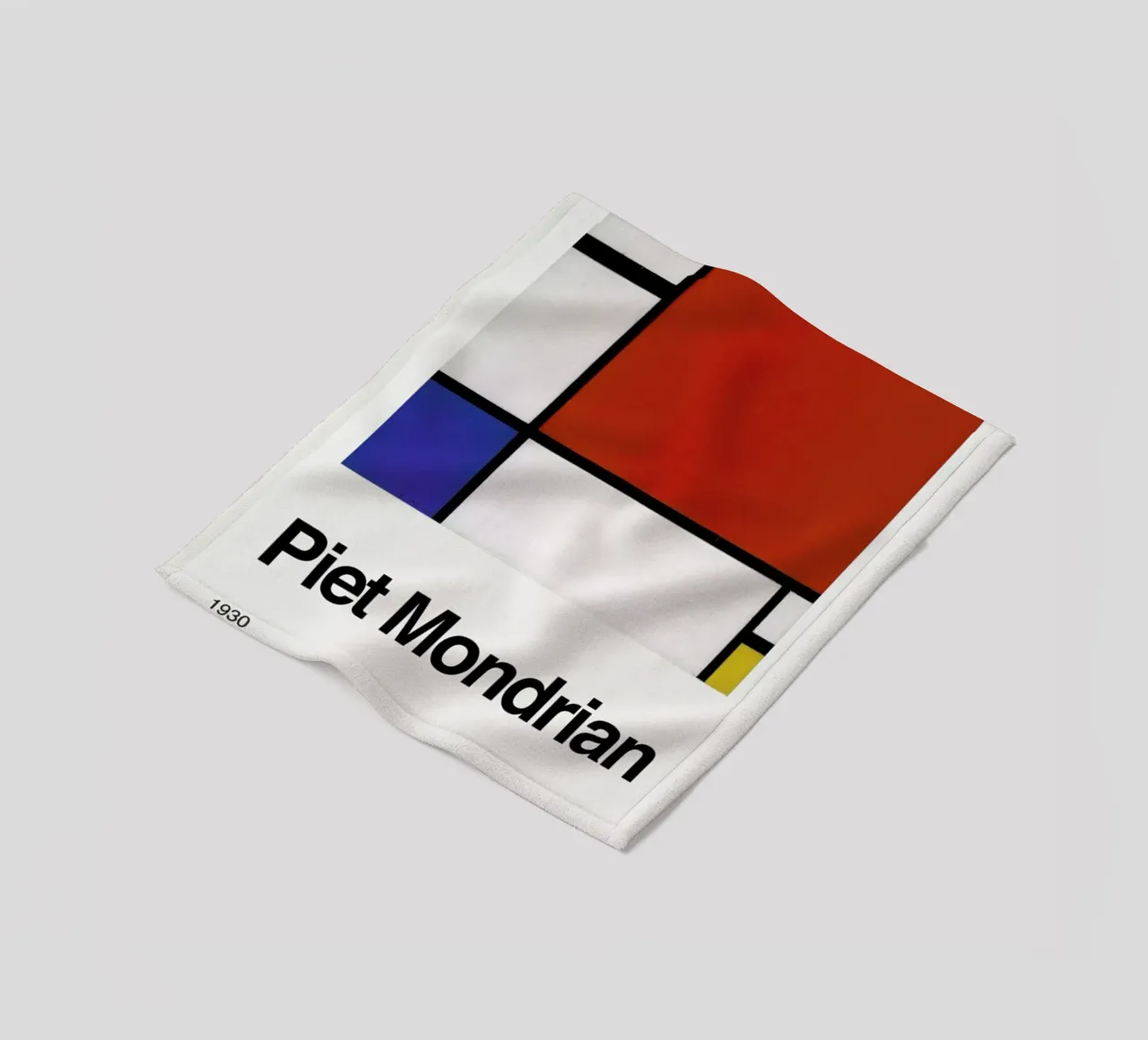 Mondrian - Composition with Red, Blue and Yellow coperta in pile da ARTOTHEK