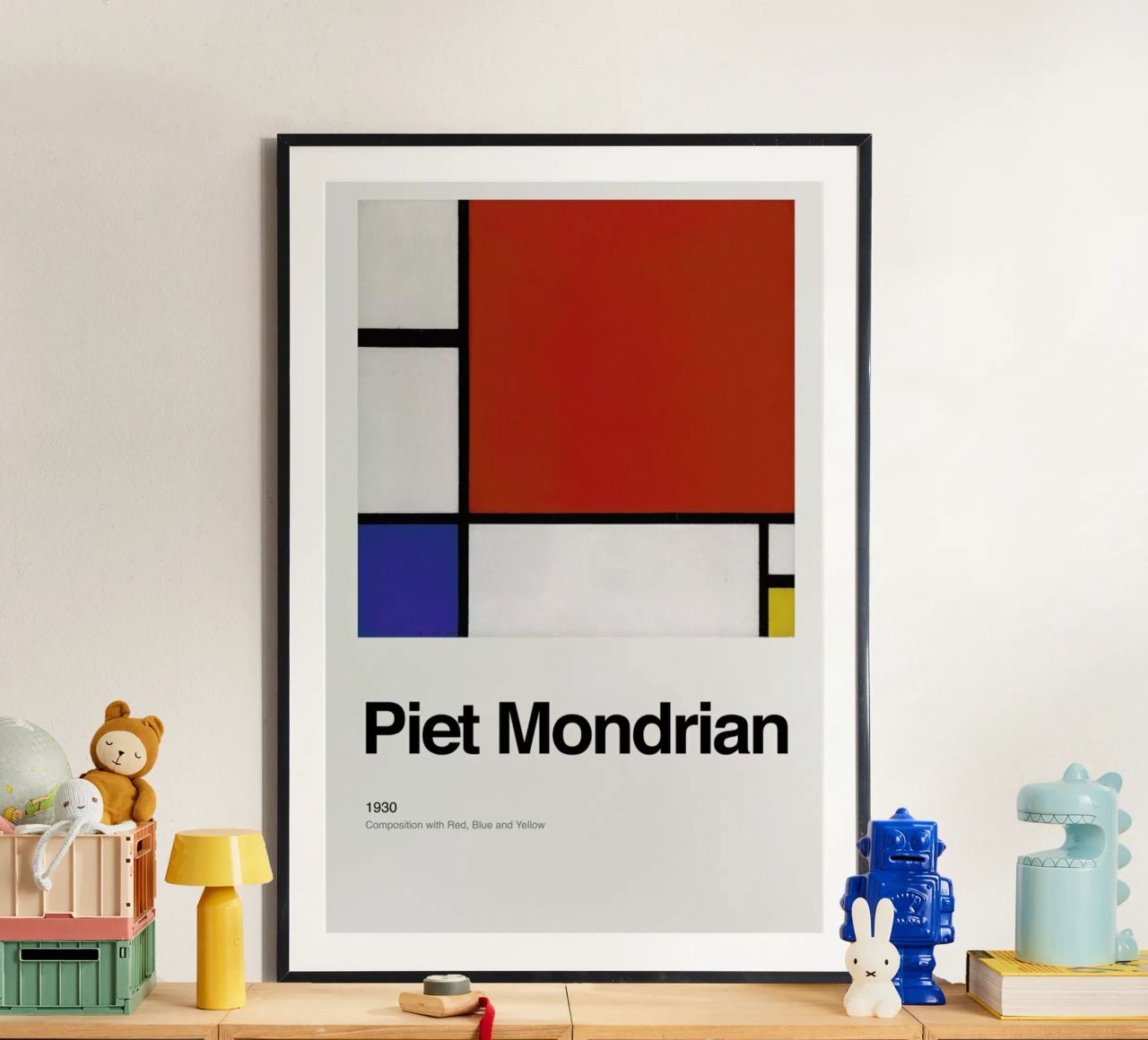 Mondrian - Composition with Red, Blue and Yellow poster de ARTOTHEK