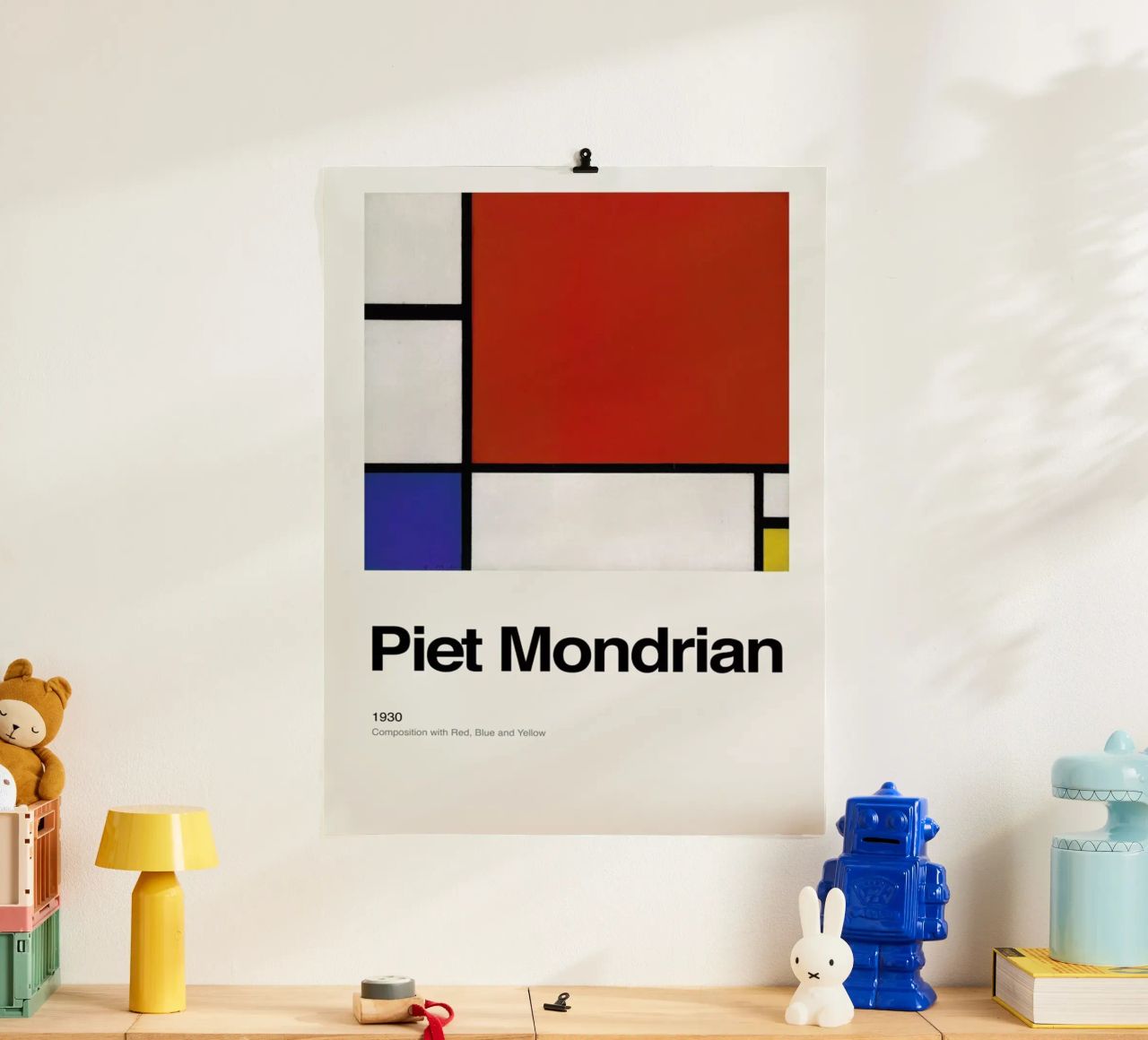 Mondrian - Composition with Red, Blue and Yellow poster de ARTOTHEK