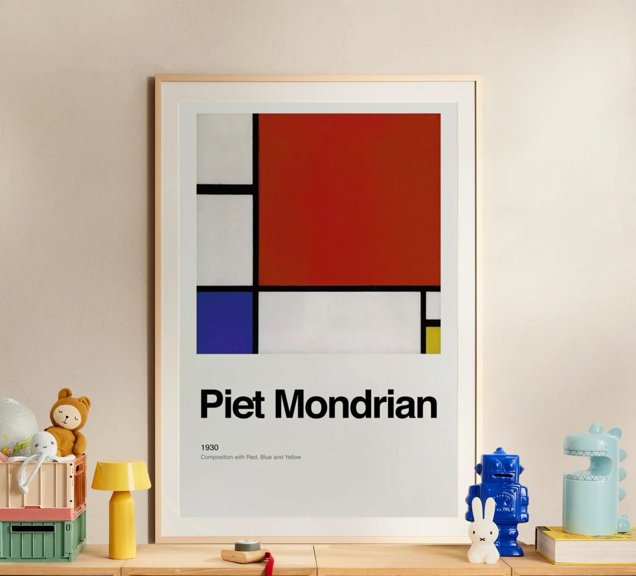 Mondrian - Composition with Red, Blue and Yellow poster de ARTOTHEK