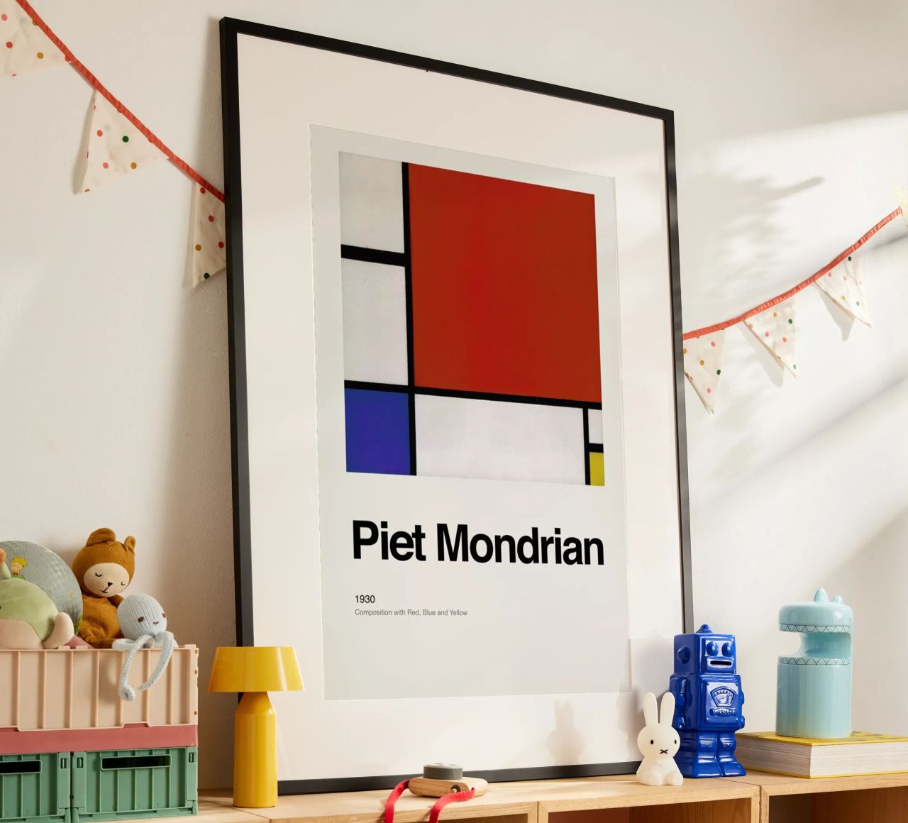 Mondrian - Composition with Red, Blue and Yellow poster de ARTOTHEK