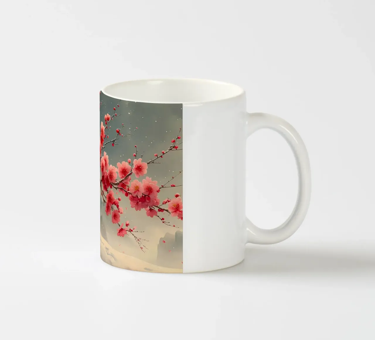 ciliegio in fiore in Giappone tazza in ceramica da Rebecca Clark Wyrick