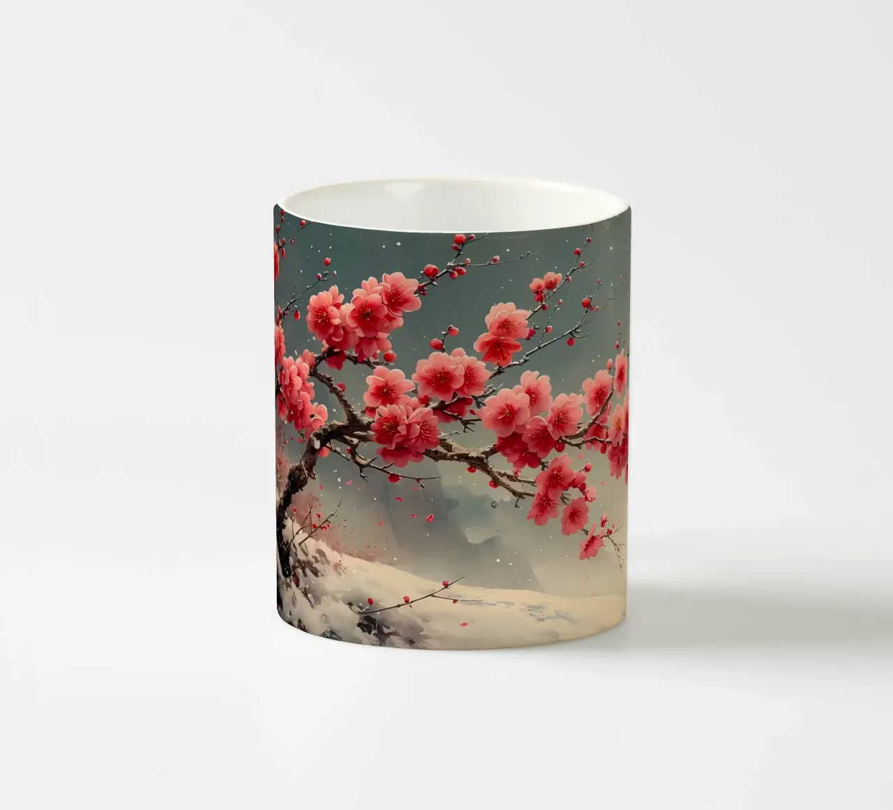 ciliegio in fiore in Giappone tazza in ceramica da Rebecca Clark Wyrick