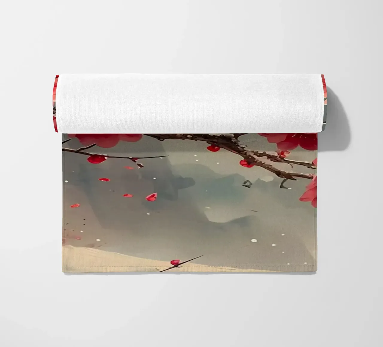 ciliegio in fiore in Giappone telo mare da Rebecca Clark Wyrick