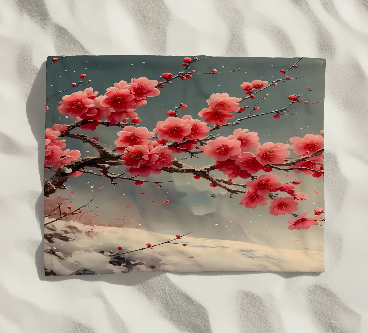 ciliegio in fiore in Giappone telo mare da Rebecca Clark Wyrick