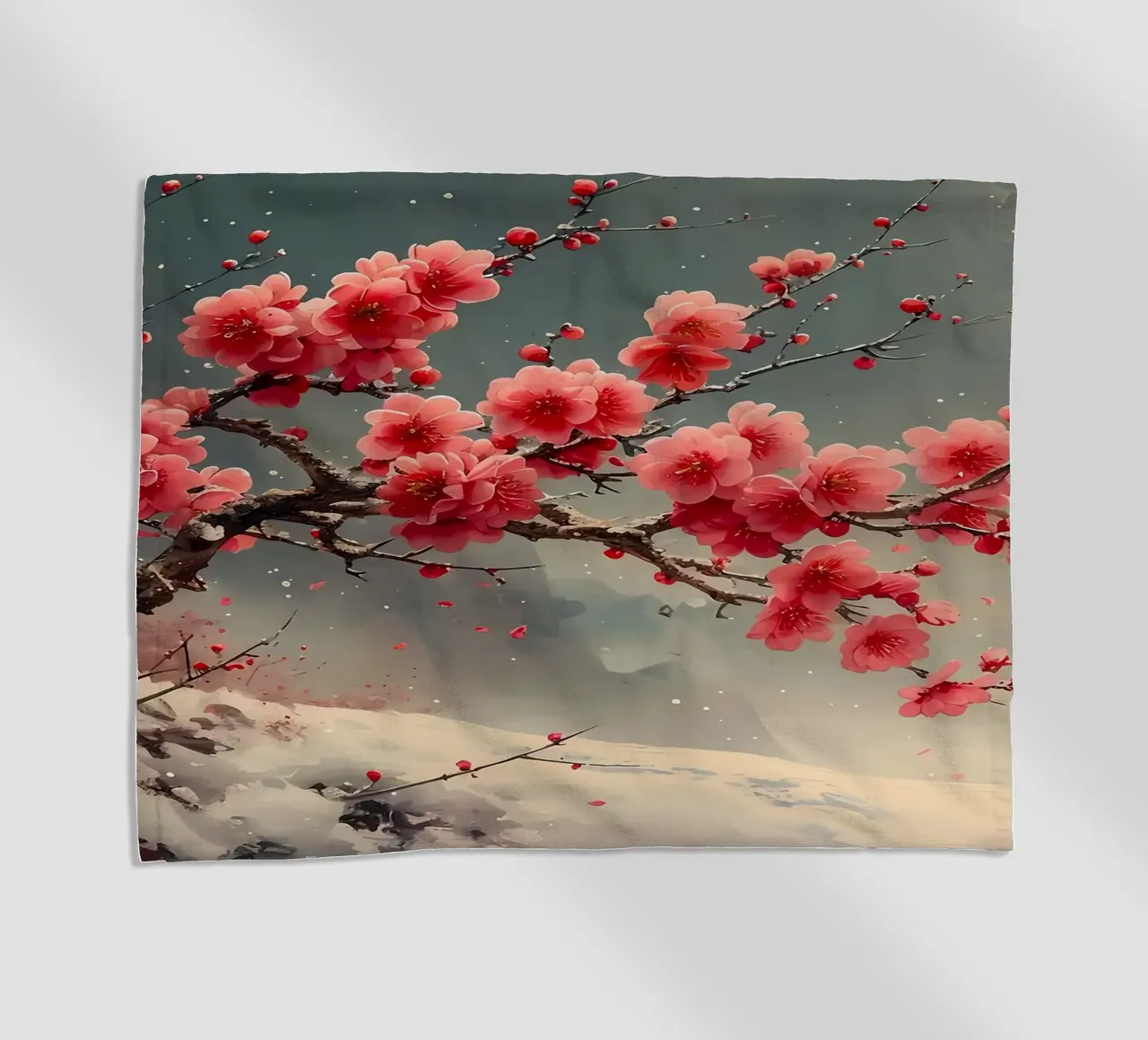 ciliegio in fiore in Giappone telo mare da Rebecca Clark Wyrick