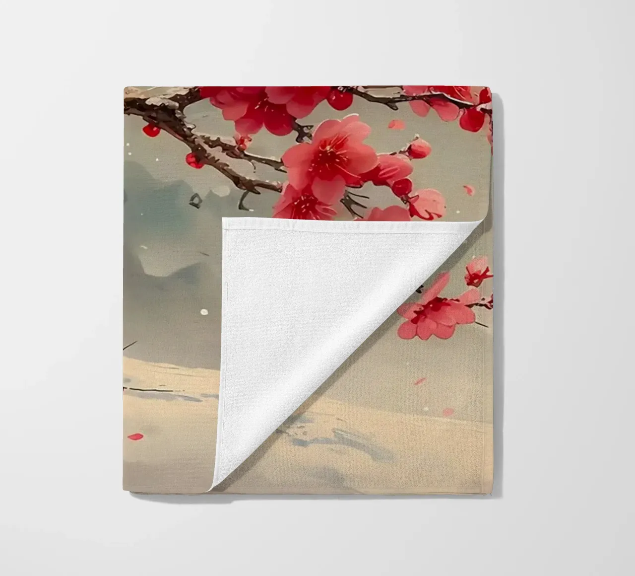 ciliegio in fiore in Giappone telo mare da Rebecca Clark Wyrick