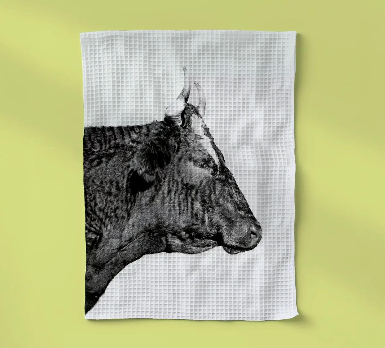 Bull tea towel by Natural Kingdom