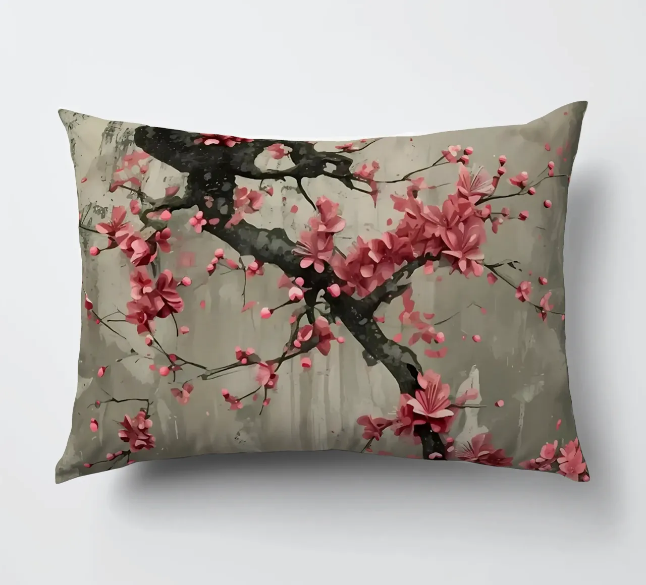 Fiori di ciliegio in Giappone cuscino da Rebecca Clark Wyrick