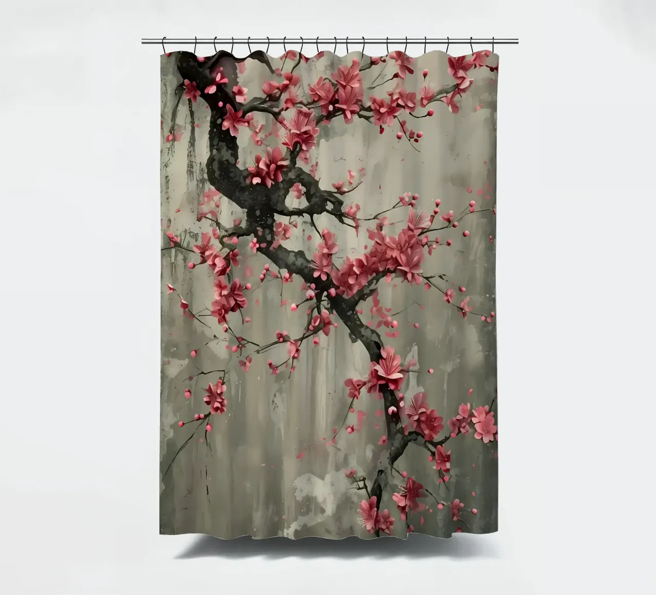 Fiori di ciliegio in Giappone tenda da doccia da Rebecca Clark Wyrick