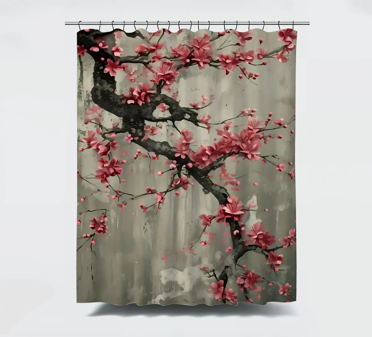 Fiori di ciliegio in Giappone tenda da doccia da Rebecca Clark Wyrick