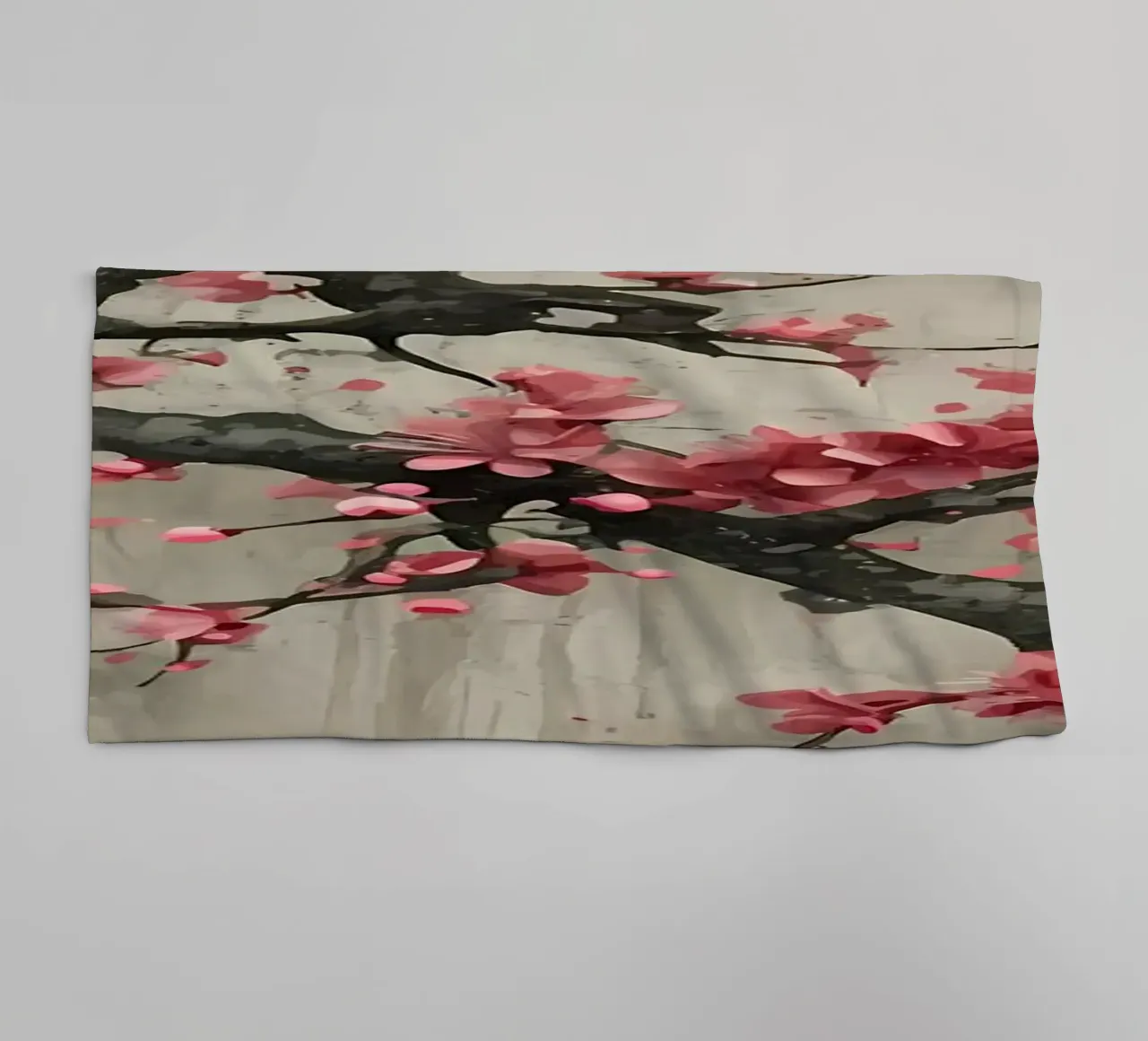 Fiori di ciliegio in Giappone asciugamano da bagno da Rebecca Clark Wyrick